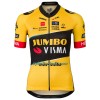 Cykeltrøje Dame 2023 Jumbo-Visma Gul Sort